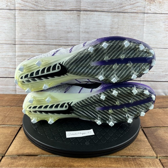 Nike Vapor Untouchable 3 Elite Purple White Football Cleats